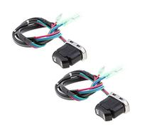 BaotyJie 2X Conjunto de Motor Marino para Caja de Control Remoto Fueraborda