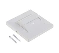BaotyJie Adaptador de Cable de Conexión de Fibra óptica SC/LC, Montaje en Placa de Pared con 2 Tomas Y Soporte para Panel de 86 Orificios