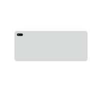 BaotyJie Alfombrilla Calefactable Estera Eléctrica de Mesa Tapete de Escritorio Multifuncional Piel PU Fácil Limpieza Apagado Automático Adecuado para Trabajo, Gris 80cmx33cm