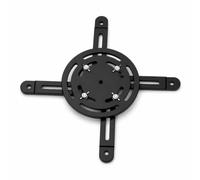BaotyJie Placa de Montaje para Proyector Soporte Adaptador Base de Hardware Brazo Ajustable con Rieles para Ajuste de Ángulo Anclaje con Tornillos en Techo