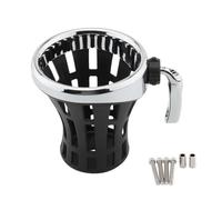 BaotyJie Portavasos para Motocicleta, Soporte para Botella de Agua, Soporte para Taza de Té, Portavasos Resistente para Manillar de Motocicleta, para BMX, Blanco