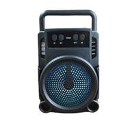 BaotyJie Radio con Altavoz Portátil, Recargable, Ligero, Reproductor de Música Inalámbrico, para Dormitorio, Fiesta, Viaje, Oficina Y Sala de Estar.