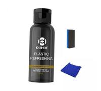 BaotyJie Restaurador de Plástico Automotriz para Restaurar Partes de Plástico Reacondicionador de Vinilo Protector Contra la Decoloración Fácil, 3 piezas