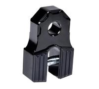 BaotyJie Winch Gancho Conector Winch Gancho de Remolque Accesorio Automotriz Herramienta de Fabricado en Aleación de Aluminio Resistente Función, Negro