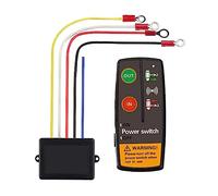 BaotyJie Winch Remote Control Remoto de Cabrestante Interruptor Manual con Luz Indicadora Eléctrico 12v 24v Fácil de Usar Adecuado para