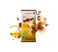 Baouw - Alimentación/hidratación - Pack Barres Banane Pécan (x12) - Blanco Blanco one size