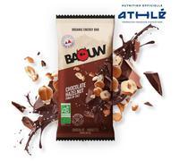 BAOUW Barre Energetique Bio Chocolat-noisette - Unisex - Marrón / Negro - talla única- modelo 2026