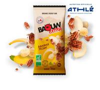Barra energética bio Baouw Extra - Plátano, pecana