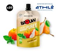 BAOUW Puree Bio Poire-pomme-menthe Pack X20 - Unisex - Marrón / Amarillo - talla única- modelo 2026