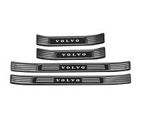 BAOYBS 4 Piezas Umbral Automático Protector para Volvo V40 Cross Country 2013-2016, pegatinapara umbral Inoxidable Door Sill Scuff Autoadhesivo Placas de Patada