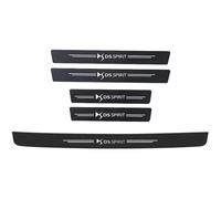 BAOYBS 5 Piezas Juego De Umbrales para DS 7 Crossback 2017-2022, Anticolisión Protección para Parachoques Trasero De Coche Fibra de Carbon Anti-Rasguños