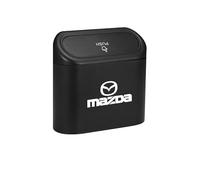 BAOYBS Bote de Basura Coche Pequeño para Mazda 2 Hybrid 2024 2025, Cubo de Basura del Vehículo con Tapa Impermeable Papelera Portátil Accesorios Interior