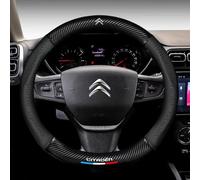 BAOYBS Funda Volante Coche para Citroen Berlingo Vauxhall Combo 2018-2022, Suave Antideslizante Transpirable Cubierta Volante Coche Funda Envolvente Absorbente Ideas Regalos,Type O