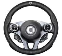 BAOYBS Funda Volante Coche para Smart ForTwo 450 1998-2007, Suave Antideslizante Transpirable Cubierta Cuero Volante Coche Funda Envolvente Ideas Regalos