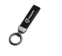 BAOYBS Llavero Personalizado para Volvo XC-40 XC-60 XC-70 XC-90 AB 2023, Duraderos Organizador de Llaves Anillo Antipérdida Hombres y Mujeres Regalos Familiares y Amigos,Black