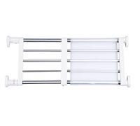 BAOYOUNI Estante de Almacenamiento Metal Extensible Separador de Armario Organizador DIY Rack Multifuncional Ahorro de Espacio Ajustable 40-60 cm para Cocina, Baño, Dormitorio
