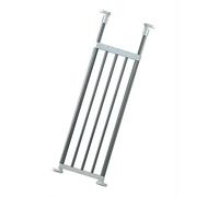BAOYOUNI - Estantería de Acero Inoxidable Ajustable para Armario, estantería Extensible para organizar el Cuarto de baño, la Cocina, un Armario, la Nevera o el Armario ropero, Length: 82-117.5cm