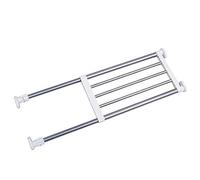 BAOYOUNI Estantería de Armario Extensible Organizador de Almacenamiento Rack Sin Taladro DIY Separadores de Estantes Telescópico para Dormitorio Baño Cocina, Ajustables 50-80 cm