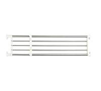 BAOYOUNI Estanterías para Armario Telescópico Organizador de Almacenamiento Rack Compartimento Separador de Estante Adjustable Tensión Rod para Dormitorio, Baño, Cocina, Extensible 119-190,5cm