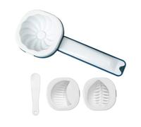 Baozi Molde y Prensa de para empanadillas, 3 formas diferentes, apto para lavavajillas, ideal para el hogar y la cocina, para hacer albóndigas, pasteles para amantes de la cocina y principiantes