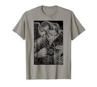 Baphomet Oculto Gótico Satánico Cabra Divertido Lunes Es Un Pecado Camiseta