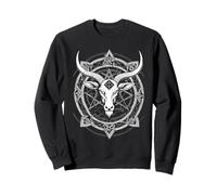 Baphomet Pentagrama Ocultismo Gótico y Metal magia satánica Sudadera