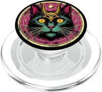 Baphomet Satánico Oculto Gato Diablo PopSockets PopGrip para MagSafe