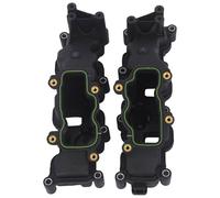 Bapmic Colector de aspiración para tubo de aspiración compatible con A.u.d.i A4 A5 A6 2.7 3.0 TDI Touareg 7P5, 7P6 3.0 V6 TDI izquierda + derecha 059129711BF + 059129712BH colector de admisión