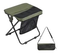 BAPPKON Taburete plegable para mochila, taburete portátil de camping ligero, silla plegable para picnic, pesca, senderismo, jardín, asiento telescópico plegable de bolsillo con bolsa de transporte