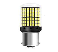 BAPPRJJ 2/4 Uds 1156 BA15S BAU15D 7443 W21W bombillas LED CANBUS 15W 12V 6500K Whit luces de señal giro estacionamiento freno trasero coche superbrillantes(2 PCS,BA15S - White)