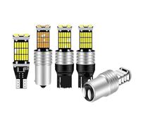 BAPPRJJ 2 uds P21W bombilla Led T20 verde 1156 rojo 1157 T15 W16W P21/5W 7440 7443 BA15S BAY15D lámpara de freno inverso luz señal coche(White 2PCS,7443 W21/5W T20)