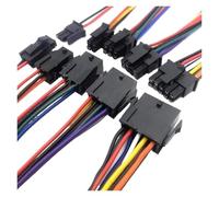 BAPPRJJ Arnés de Cable de Terminal electrónico Molex MX3.0 43025 43020 20AWG de doble fila pequeño 5557 5559 macho hembra 5 unidades Micr-fit(Male Plug,20cm,2x10P)