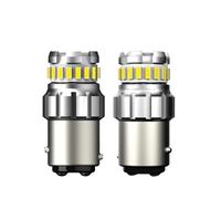 BAPPRJJ Bombillas LED Canbus 1157 BAY15D P21/5W, lámpara de señal sin Error for luces respaldo freno giro coche, 12V, rojo y amarillo, 2 uds(6500K White)