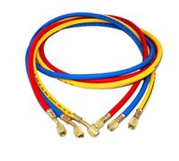 BAPPRJJ Kit De Tubo Manguera Carga CA 0,9 M-1,8 M, Accesorios Baja Pérdida for Medidor Colector Aire Acondicionado Refrigerante R134A R12 R22(1.5M 3000psi)