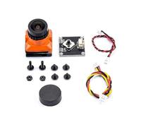BAPPRJJ Mini1/3 CMOS 1500TVL B19 FPV Cámara 2,1mm Lente Potencia 5V-30V PAL/NTSC con OSD Interno Ajustable for RC Dron de Carreras con visión en Primera Persona(Bundle 3)