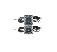 BAPPRJJ Módulo de cámara Hot 100 Grados 1MP OV9732 1280x720 USB Manual de Controlador Gratuito, con Cable de 2 Metros/3 Metros for WinXP/7/8/10(2Pcs 2 Meter)