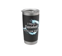 Baptism Christian Faith - I have Decided to Follow Jesus Vaso térmico de acero inoxidable de doble pared