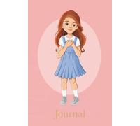 Baptism Journal: Girl, Caucasian White Skin, Redhead Red Hair, for Kids