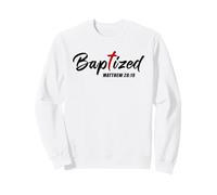 Baptized - Christian Faith Water Baptism Graphic Design Sudadera