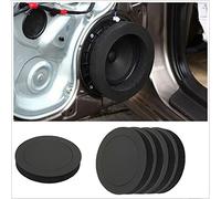 BAQI 4pcs Universal 6.5inch Anillo de Espuma Anillo de Aislamiento A Prueba de Sonido Almohadilla de algodón Altavoz de la Puerta del Coche Sistema de Refuerzo de Graves Kit