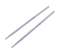 Baquetas 1 Pair Colorful Maple Wood Drum Sticks 5A Music Band Drumsticks 4 Colors Optional Para Tocar(Purple)