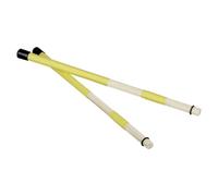 Baquetas 1 Pair Maple Drum Brush 40CM Jazz Drumsticks Rods Percussion Instrument Drum Parts Accessories Red/Green/Yellow/Black Para Tocar(Yellow)