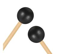 Baquetas 1pair Rubber Mallet Drumsticks For Percussion Such As Tongue Drum, Xylophone, Glockenspiel, Handpan Para Tocar(8in)