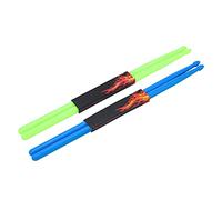 Baquetas 5A, 2 Pares de Juegos Clsicos de Baquetas de Alta Calidad con Mango Granulado de Nailon en Forma de Lgrima y de Paquete Profesional