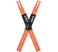 Baquetas 5a, paquete de 2 baquetas de fibra de carbono naranja