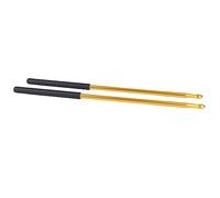 Baquetas Antideslizantes, Baquetas 2PCS Aleación de Aluminio Alta Dureza para la Práctica (W121 Oro)