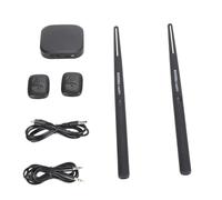 Baquetas de Aire, Batería Virtual Portátil con Detección de Movimiento con Baquetas, Pedales Instrumento de Percusión Electrónico Air Drum Rock Beat Rhythm Stick para Principiantes
