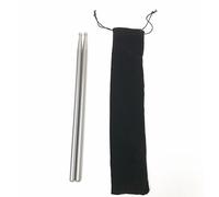 baquetas de batería 1 par de cables de aluminio puro de 5 A, duraderos, con bolsa de transporte.(Dark Gray,B)