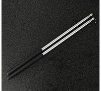 baquetas de batería Baquetas de metal 5A for ejercicios de jazz, resistentes y duraderas, fabricadas en aluminio 5A, que aumentan la resistencia y son antideslizantes.(Silver a)