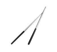 baquetas de batería Metal, práctica de jazz 5a, entrenamiento con pesas, accesorios de percusión for instrumentos musicales for adultos(E,415 * 15mm)